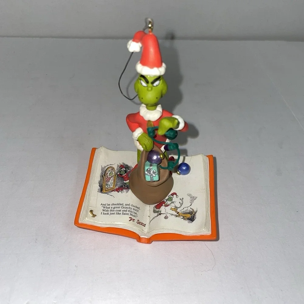 Hallmark Keepsake Ornament 2000 Dr Seuss Grinch What a Grinchy Trick Christmas